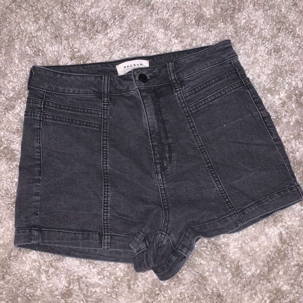 Pacsun Black “70’s” High Waisted Shorts